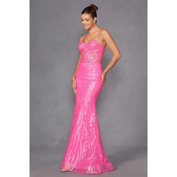 WOW Pink Formal Dress - Picture 2 of 8